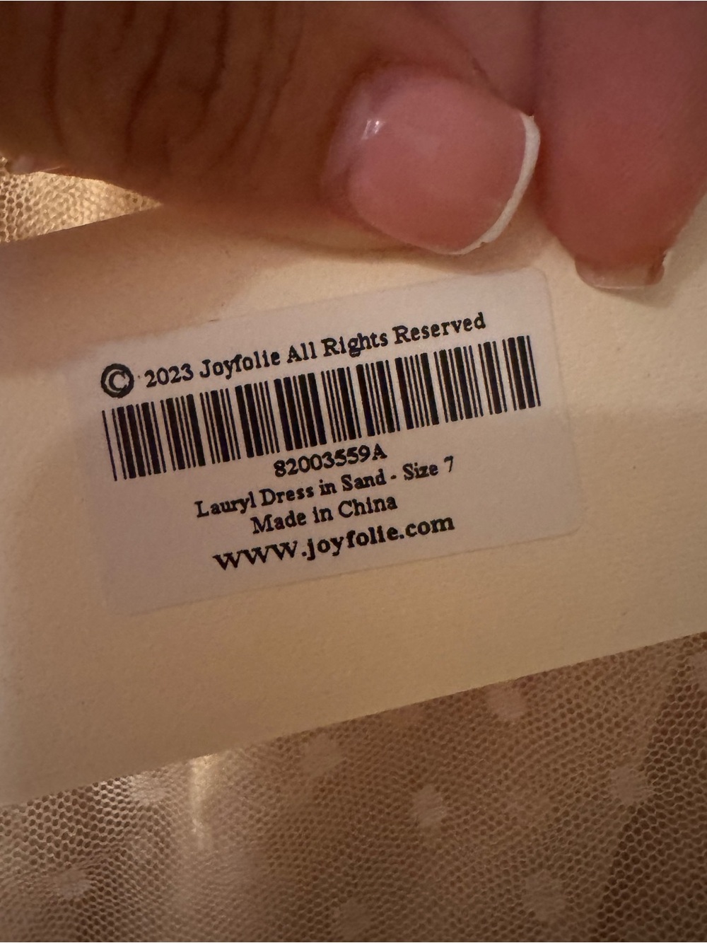NWT Joyfolie Girls' Lauryl Cold-Shoulder Tulle Dress with Belt - size 7 - Picture 6 of 8